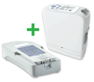 portable oxygen concentrator plus extra battery